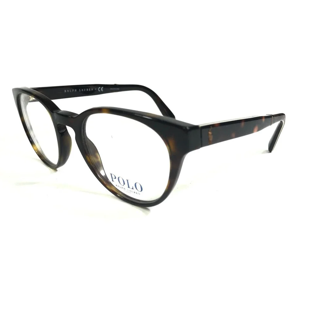 Polo Ralph Lauren Eyeglasses Frames PH2164 5003 Tortoise Round 49-19-145